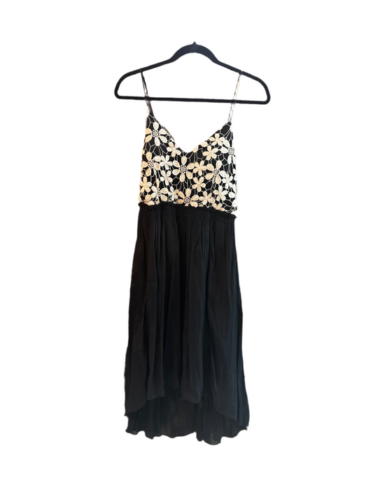 Floral Black dress