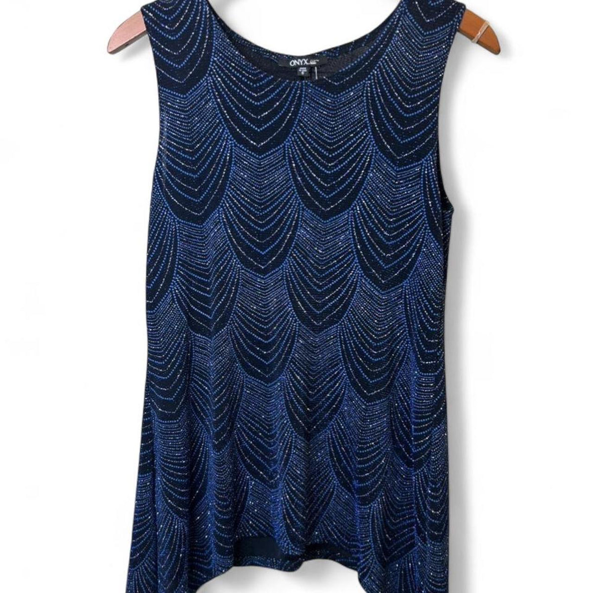 Onyx Nite Women's Navy and Blue Vest