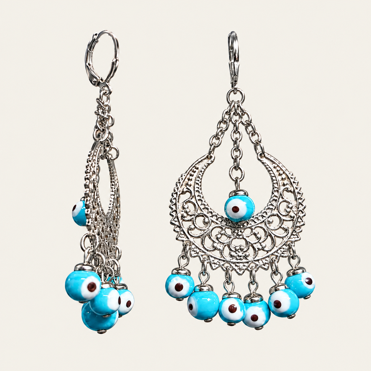 Evil Eye Boho Earrings