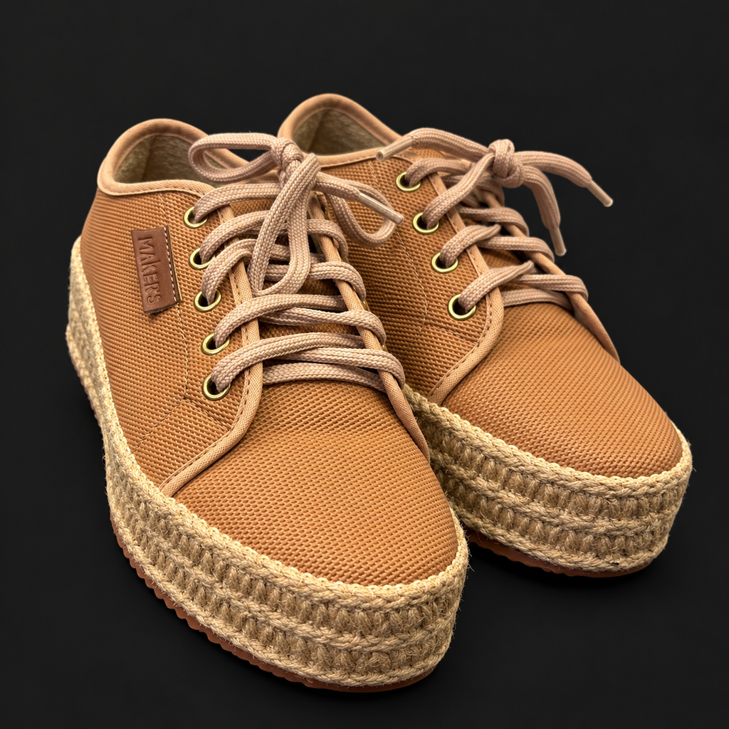 Women's Tan and Brown Trainers
