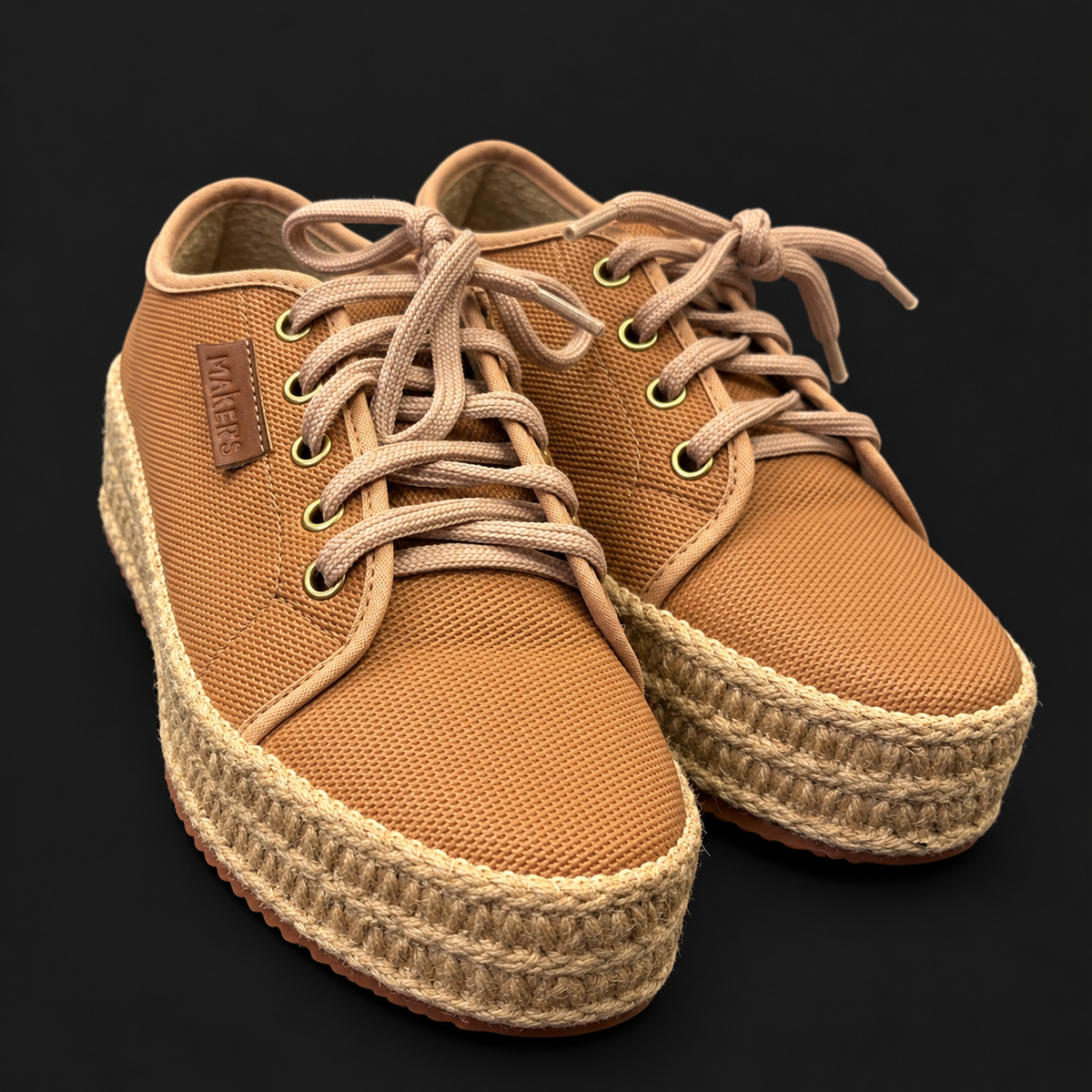 Women's Tan and Brown Trainers