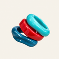 Primary Colored Ring Trio